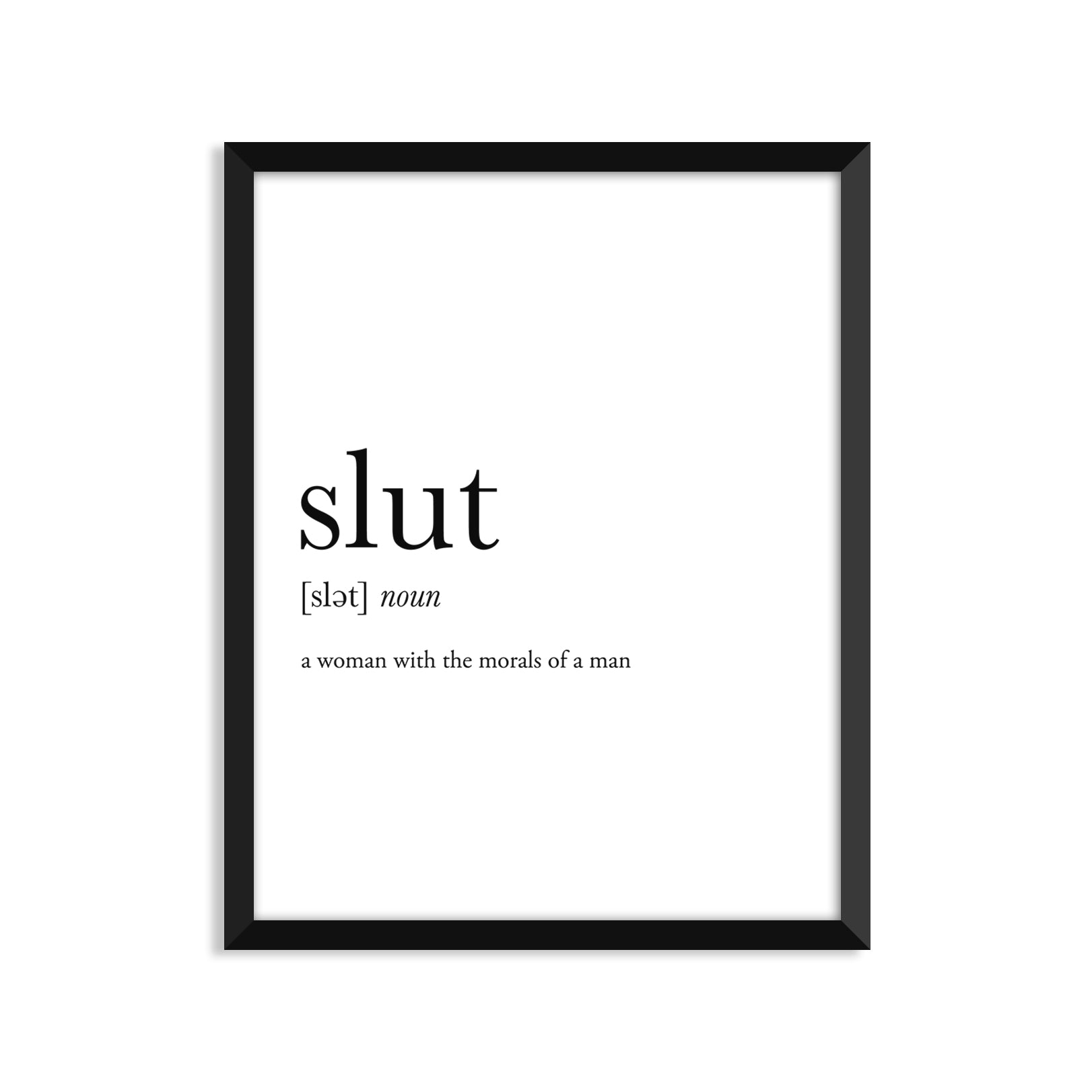 Slut Definition Everyday Card