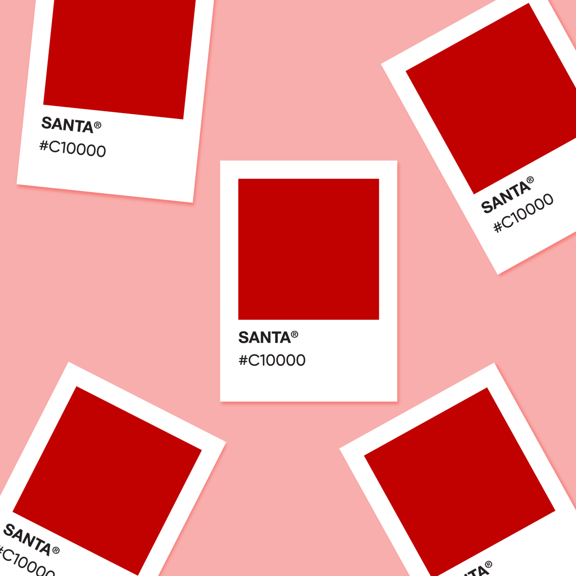 Santa - Color Palette Sticker - Footnotes Paper