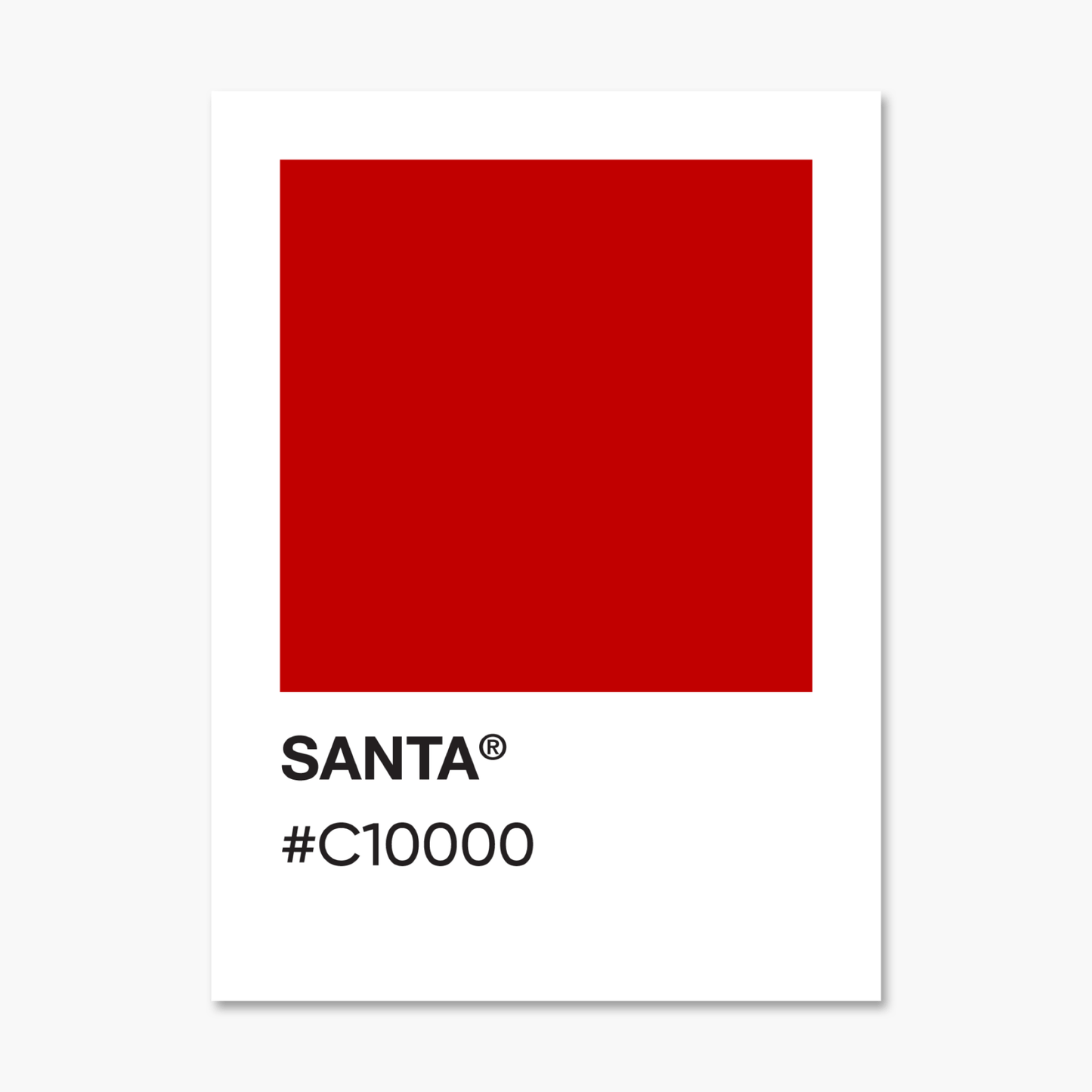 Santa - Color Palette Sticker - Footnotes Paper