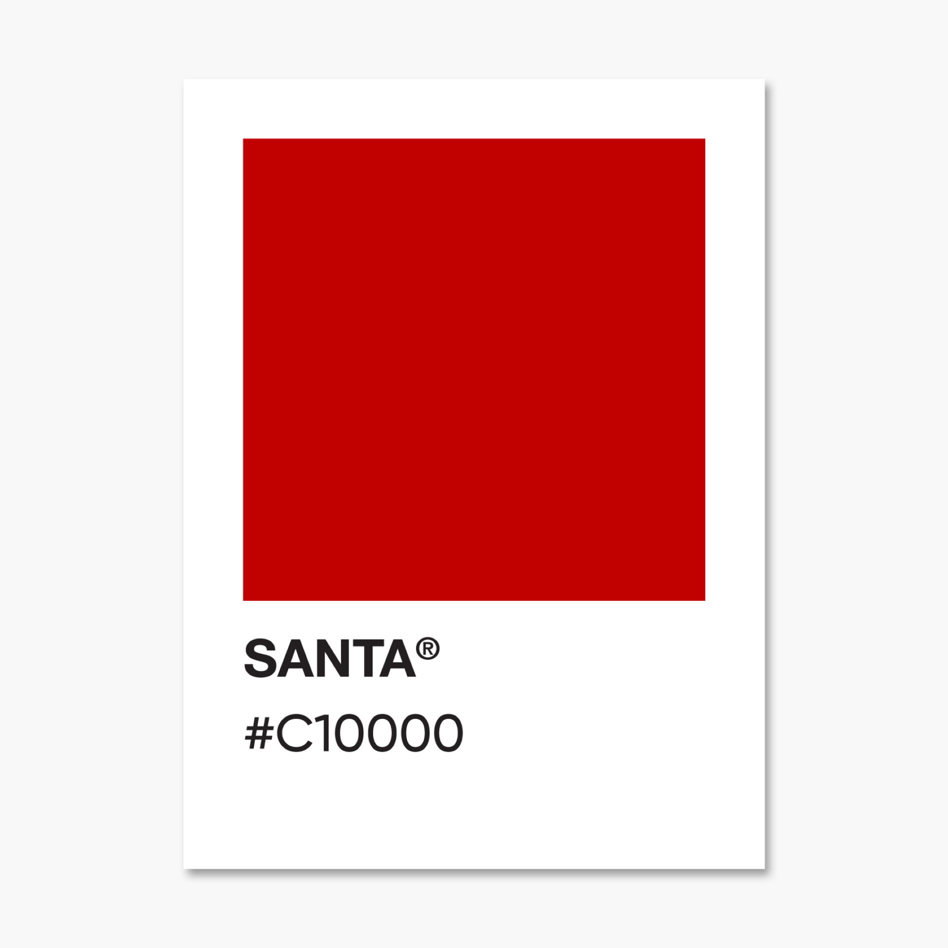 Santa - Color Palette Sticker - Footnotes Paper