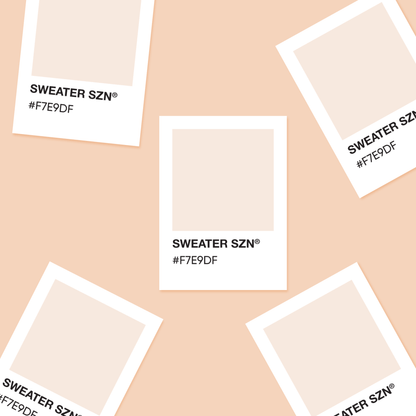 Sweater SZN - Color Palette Sticker - Footnotes Paper