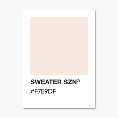 Sweater SZN - Color Palette Sticker - Footnotes Paper