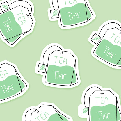Tea Time Teabag Everyday Sticker | Footnotes Paper - Footnotes Paper