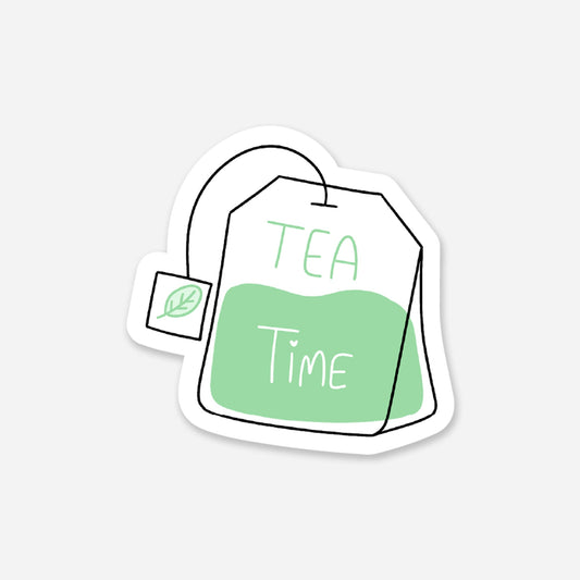 Tea Time Teabag Everyday Sticker | Footnotes Paper - Footnotes Paper