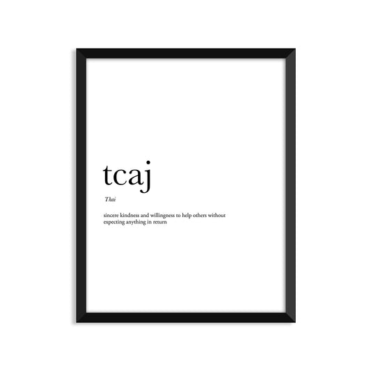 Tcaj Definition Everyday Card