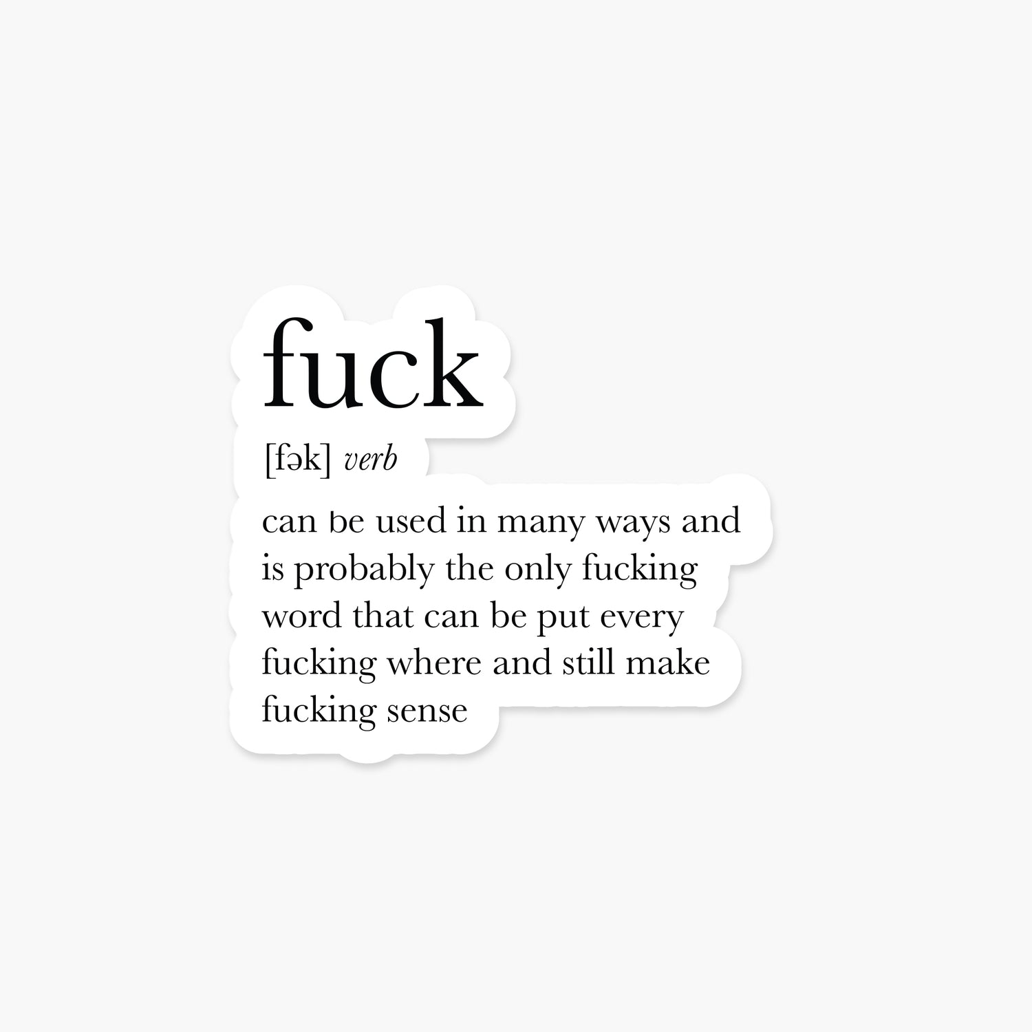 Fuck Definition Everyday Sticker Footnotes Paper fuck-definition-everyday-sticker-footnotes-paper