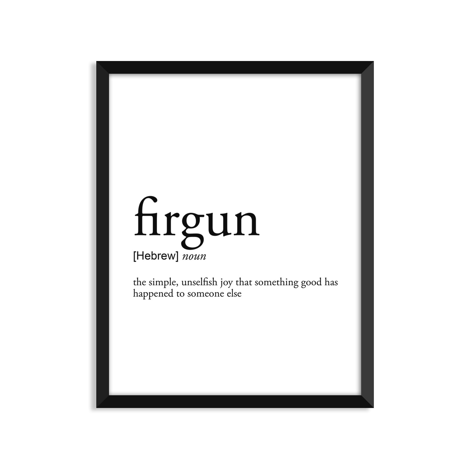 Firgun Definition Everyday Card