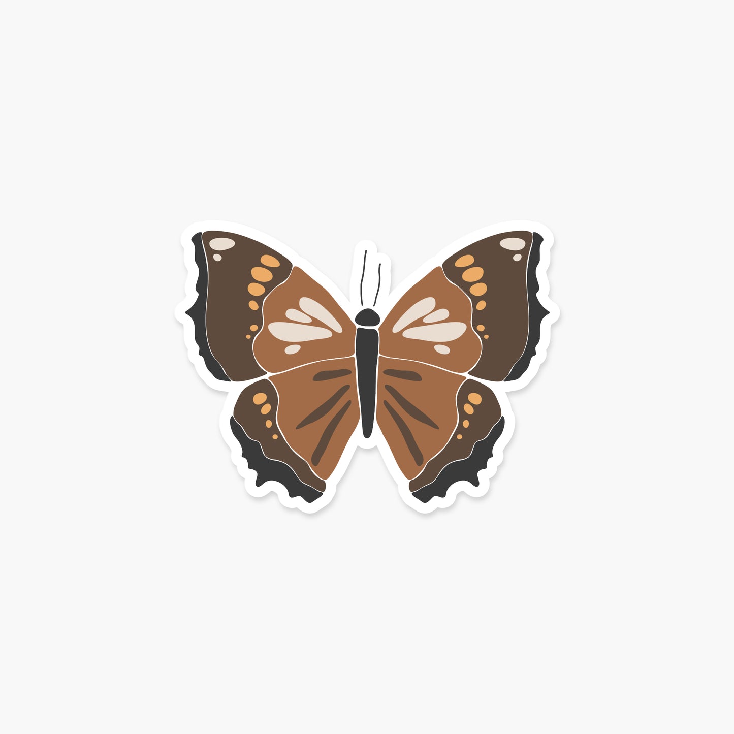 Boho Butterfly A - Butterfly Sticker | Footnotes Paper