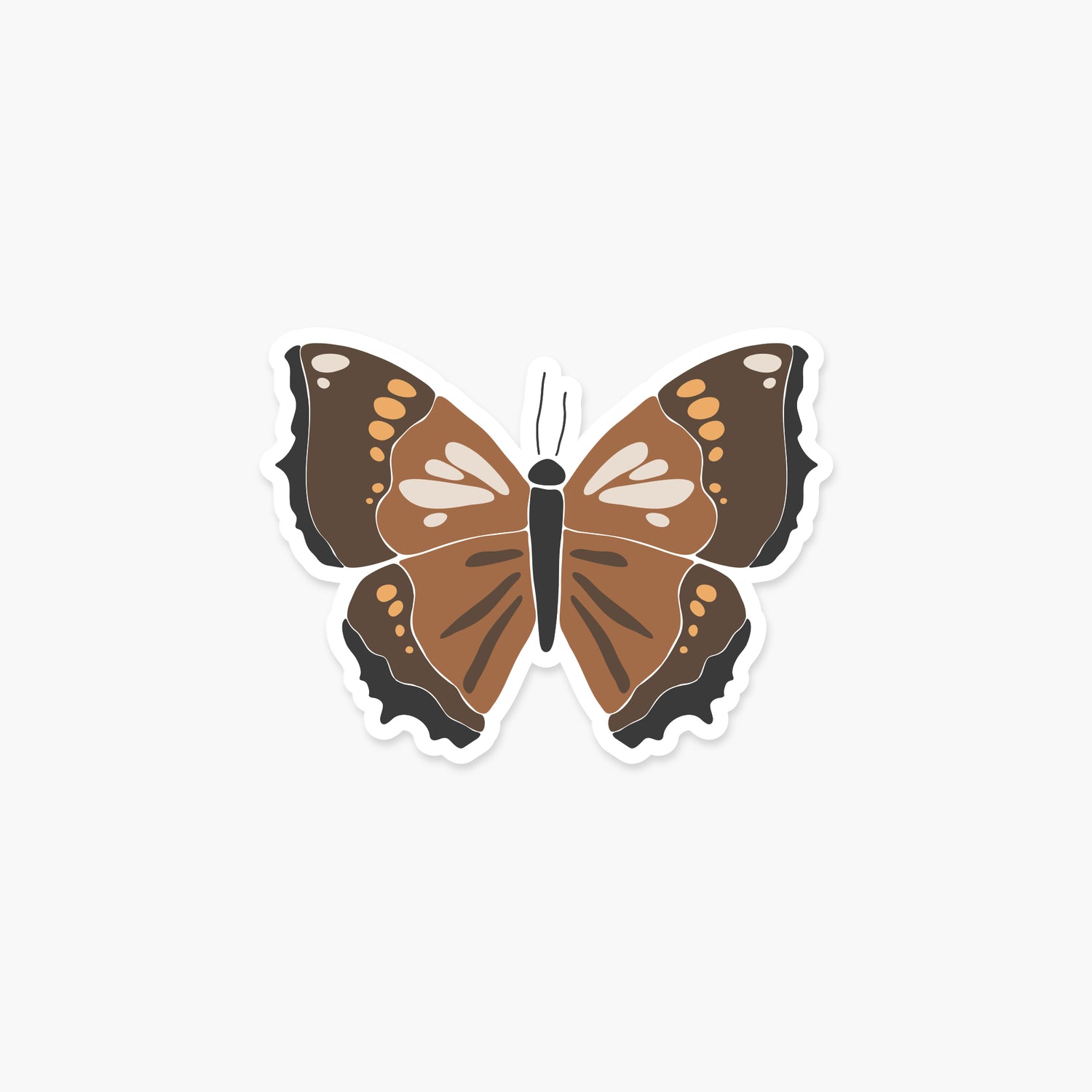 Boho Butterfly A - Butterfly Sticker | Footnotes Paper