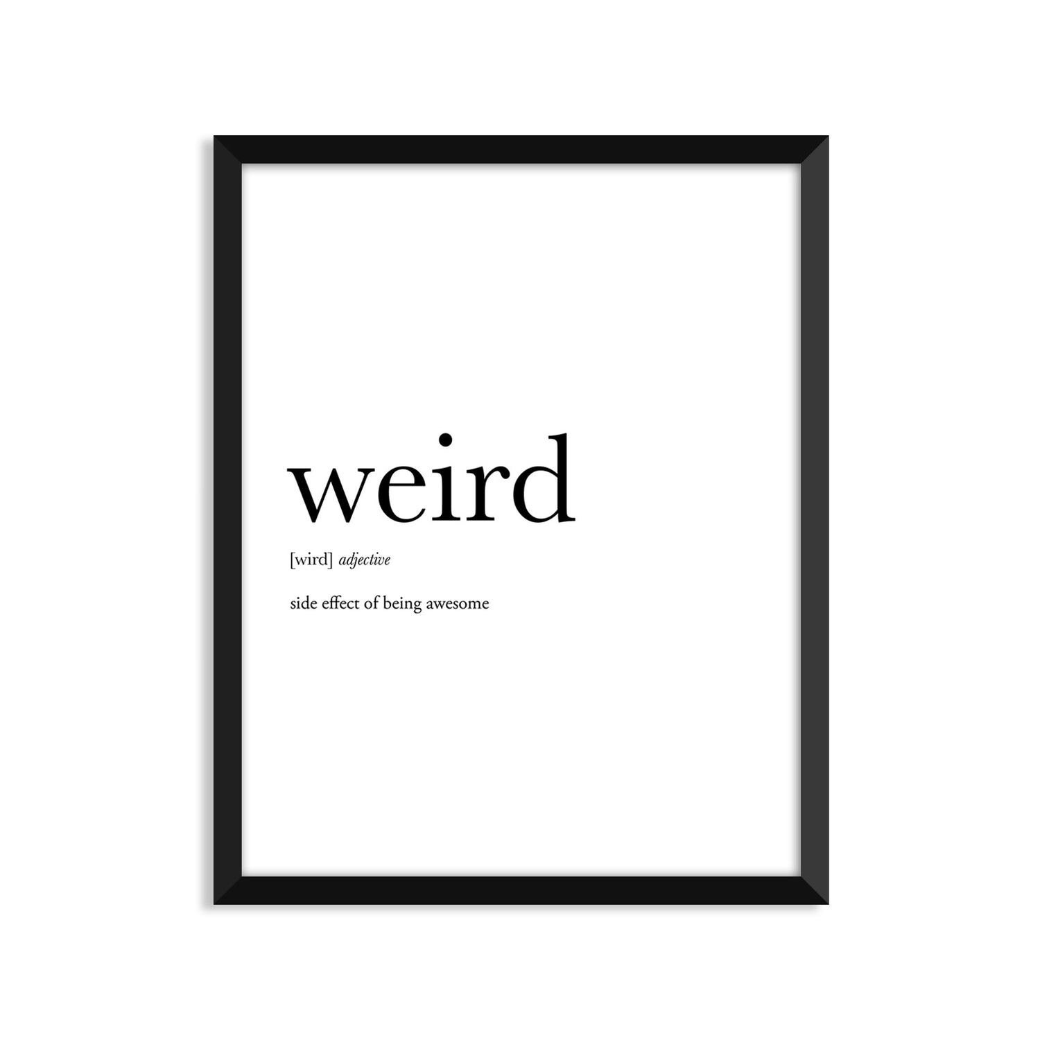 Weird Definition Everyday Card