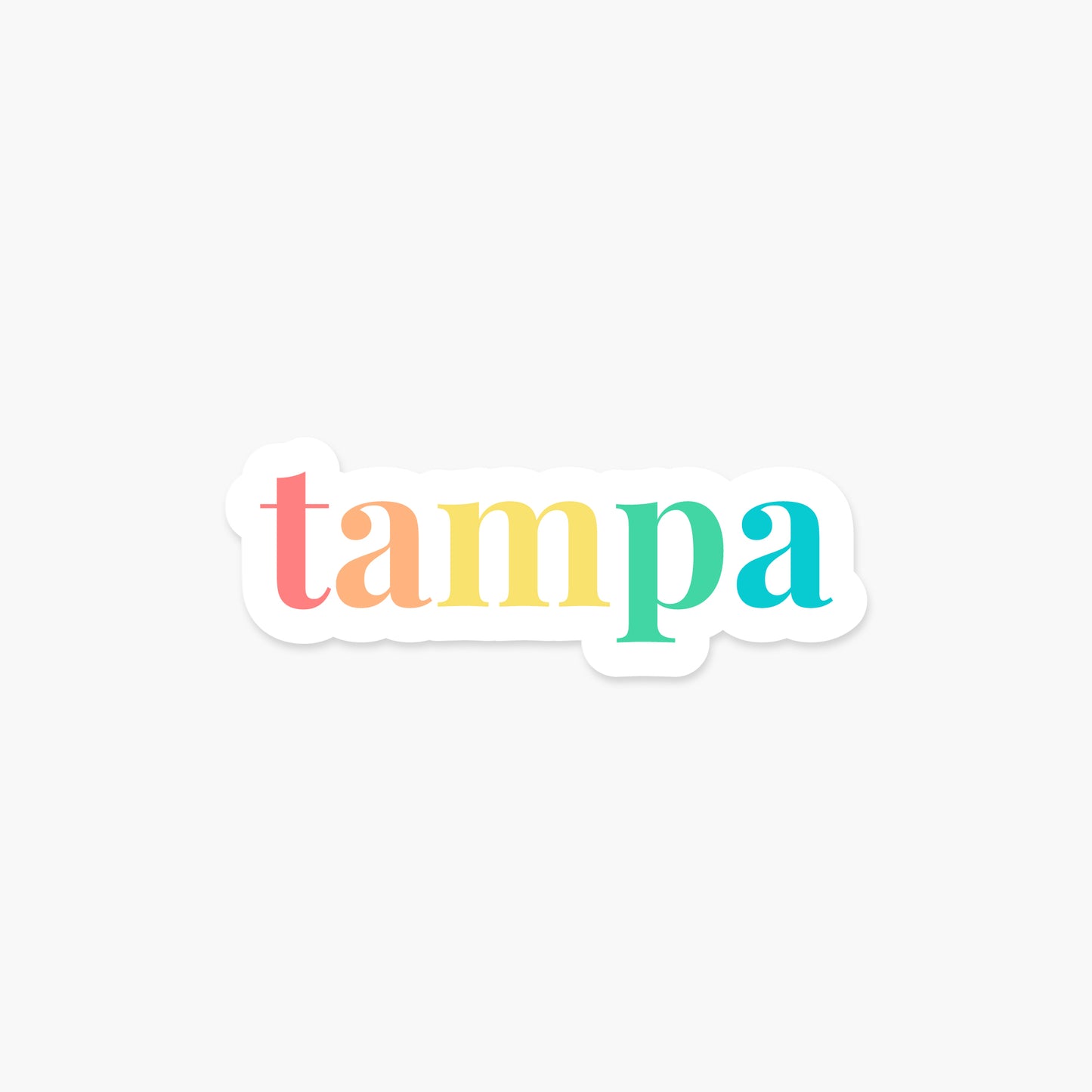 Tampa, Florida - Everyday Sticker | Footnotes Paper