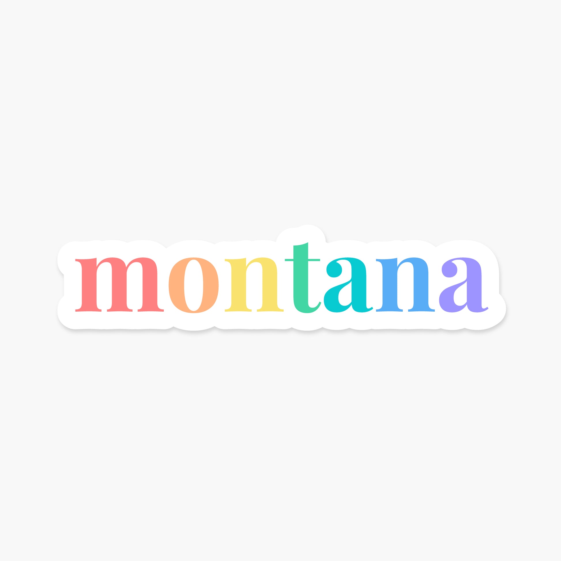 Montana US State - Everyday Sticker | Footnotes Paper