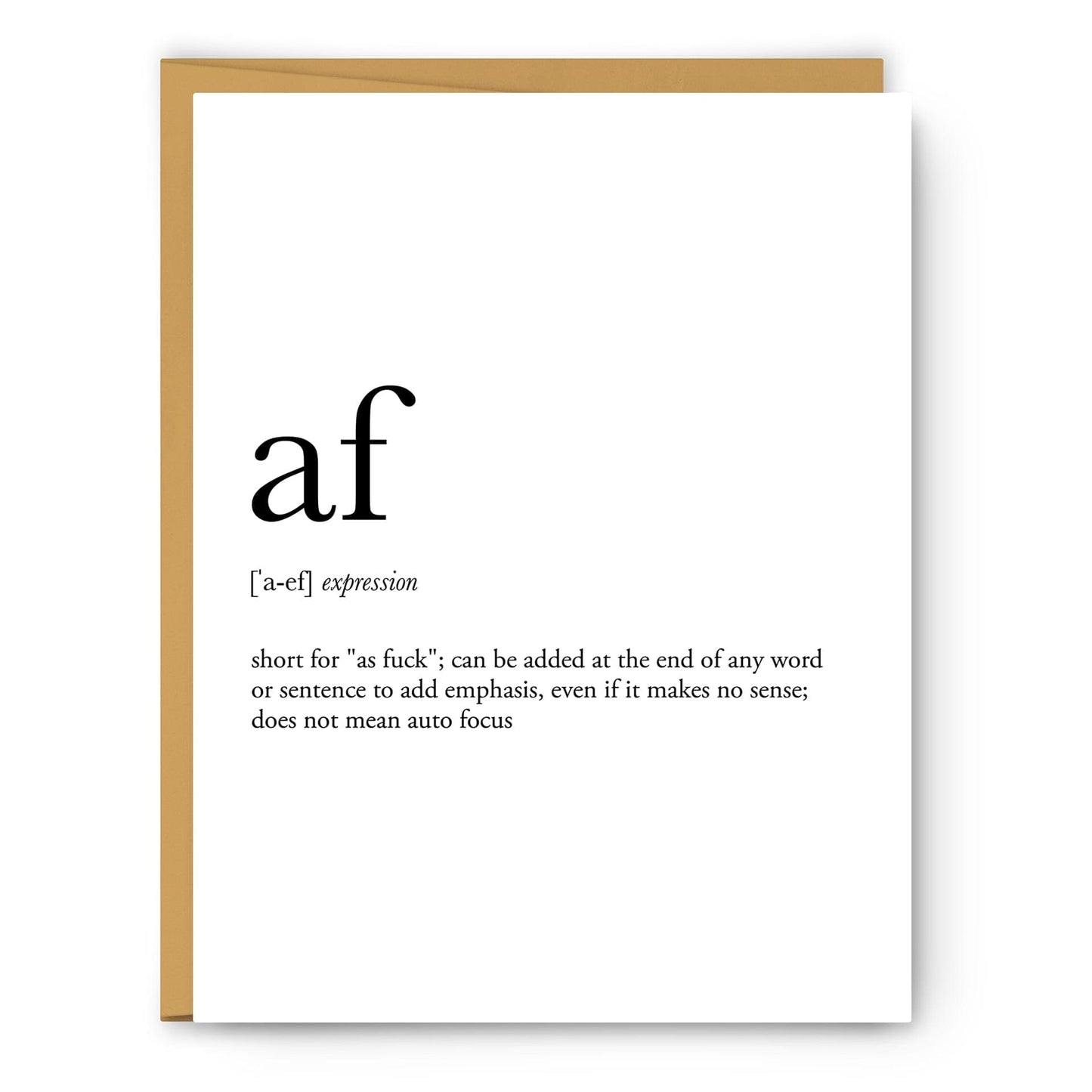 AF - As F*ck