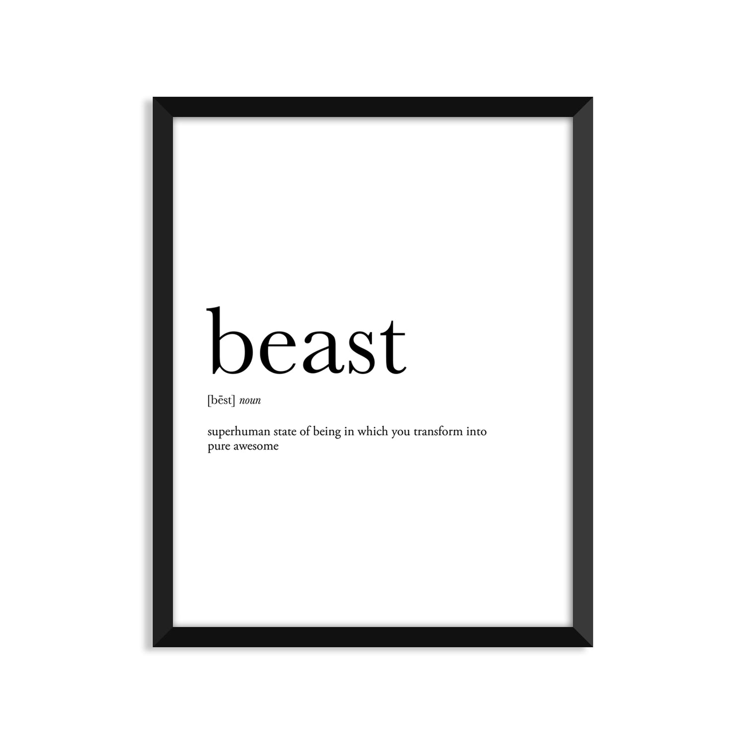 Beast Definition Everyday Card