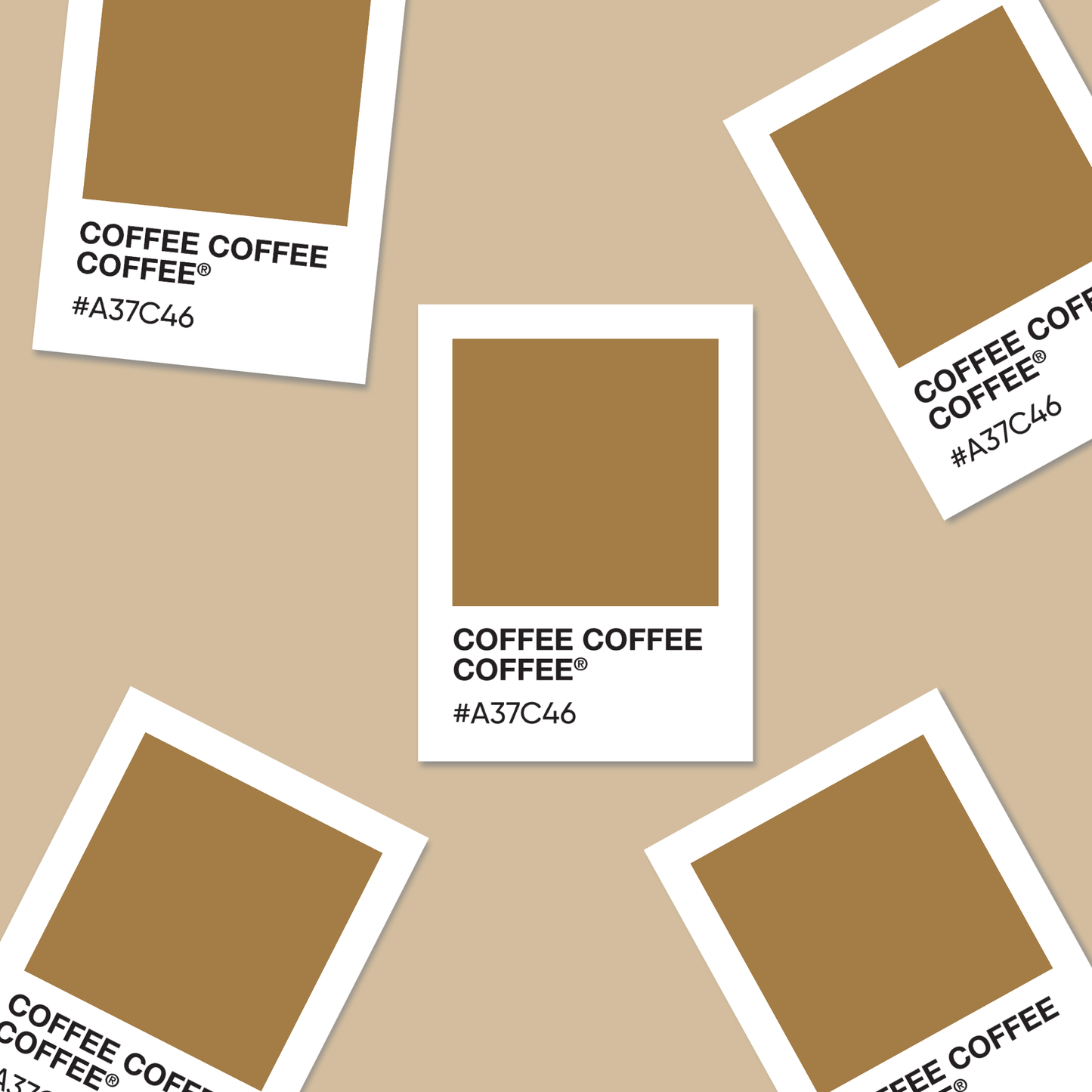 Coffee Coffee Coffee, Gilmore Girls  - Color Palette Sticker