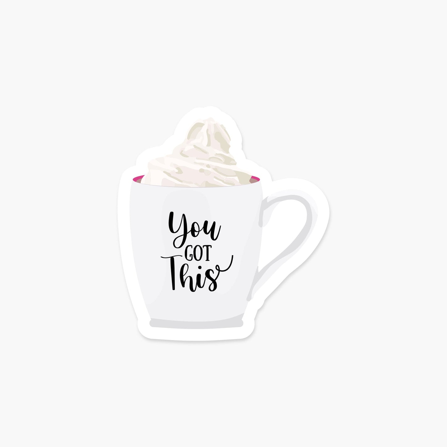 You Got This Whipped Cream Hot Chocolate - Footnotes Paper